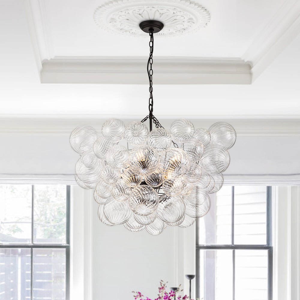Ribbed Bubble Chandelier | 3 Colours