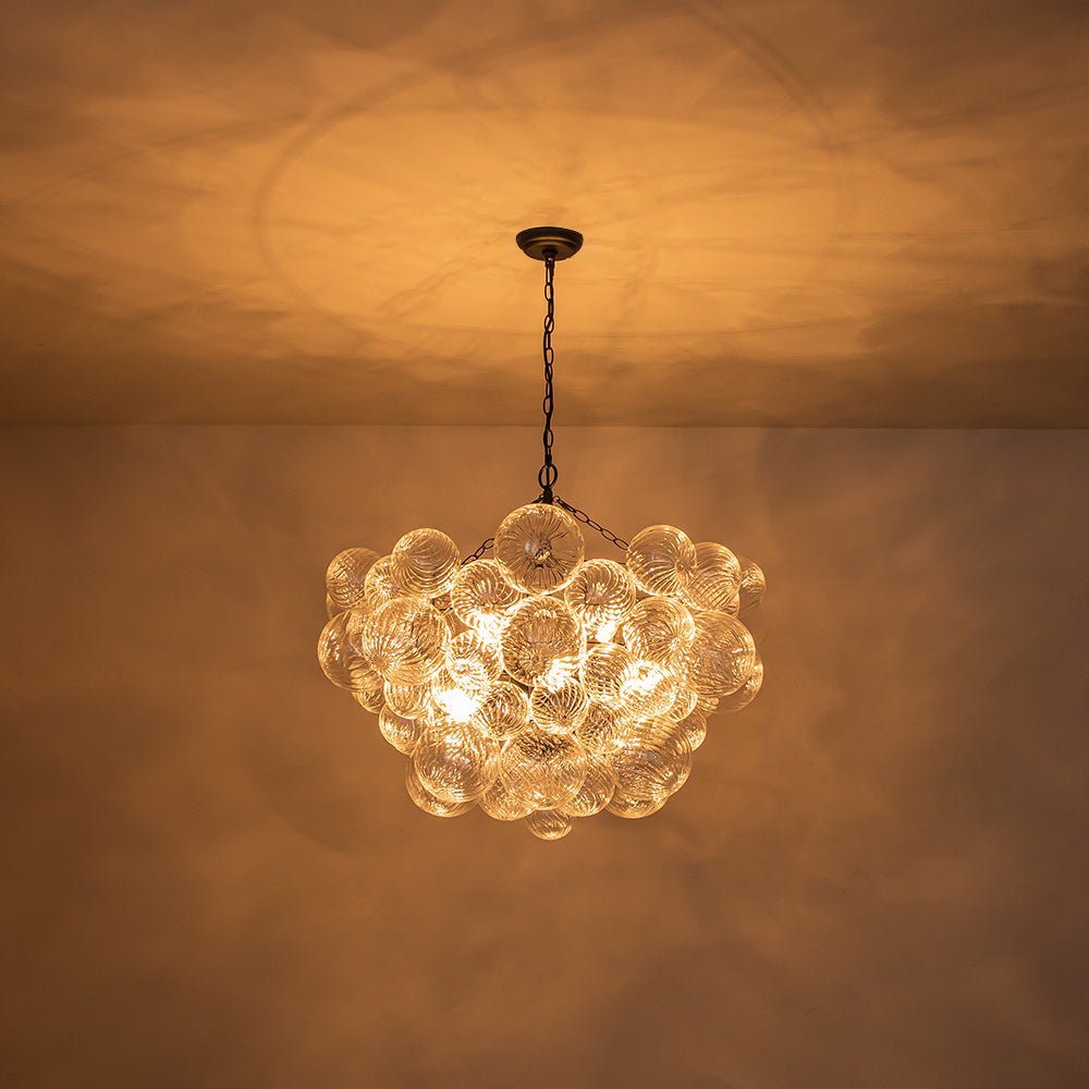 Ribbed Bubble Chandelier | 3 Colours