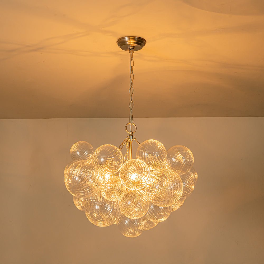 Ribbed Bubble Chandelier | 3 Colours