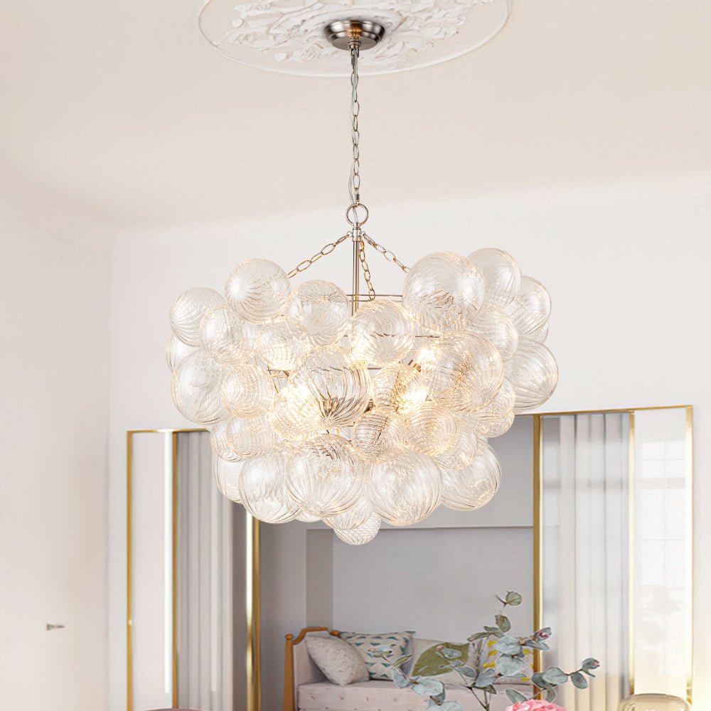 Ribbed Bubble Chandelier | 3 Colours
