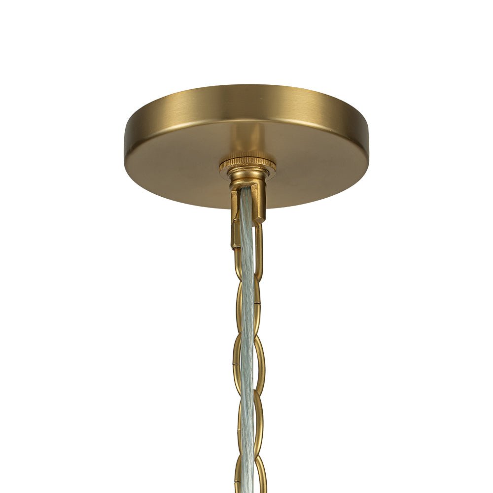 8/12-Light Ribbed Glass Globe Tiered Chandelier
