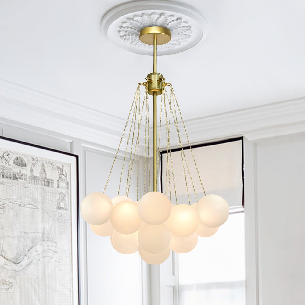 Contemporary Glass Bubble Chandelier Light