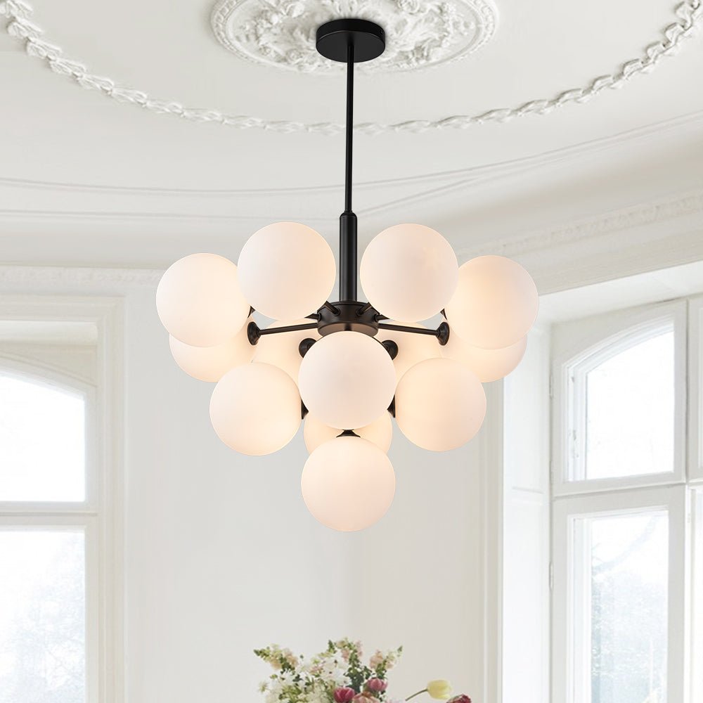 Glass Bubble Tiered Chandelier | 2 Sizes