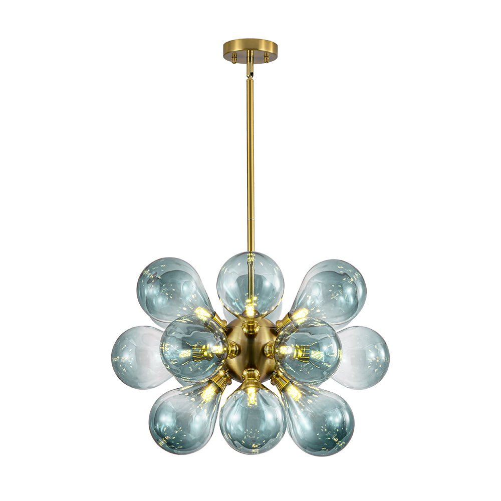18-Light Blue Bubble Sputnik Chandelier | 2 Colours