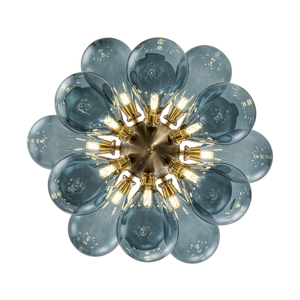 18-Light Blue Bubble Sputnik Chandelier | 2 Colours