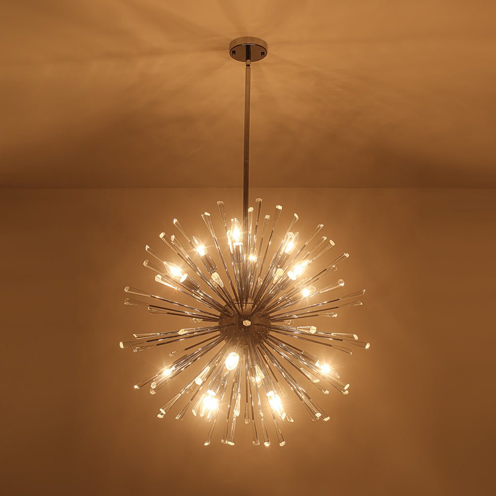 16/20-Light Firework Dandelion Crystal Chandelier