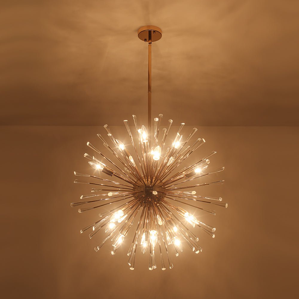 16/20-Light Firework Dandelion Crystal Chandelier