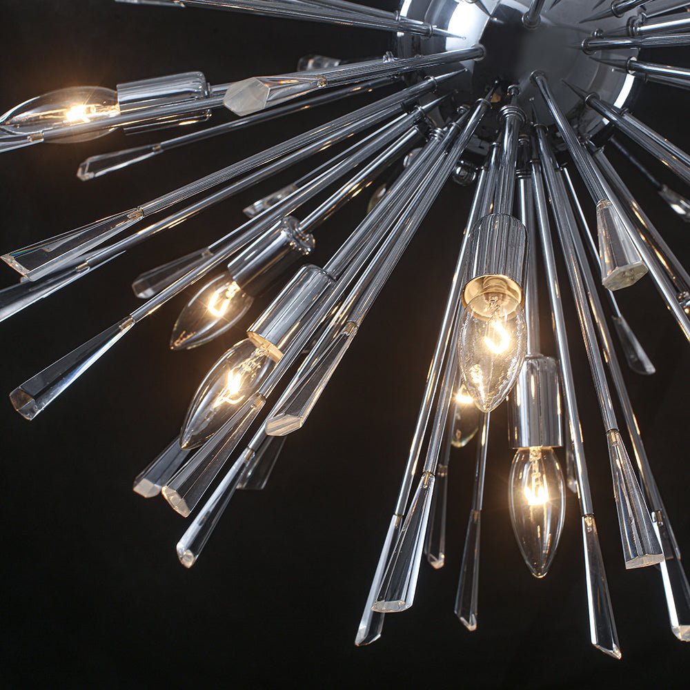 16/20-Light Firework Dandelion Crystal Chandelier