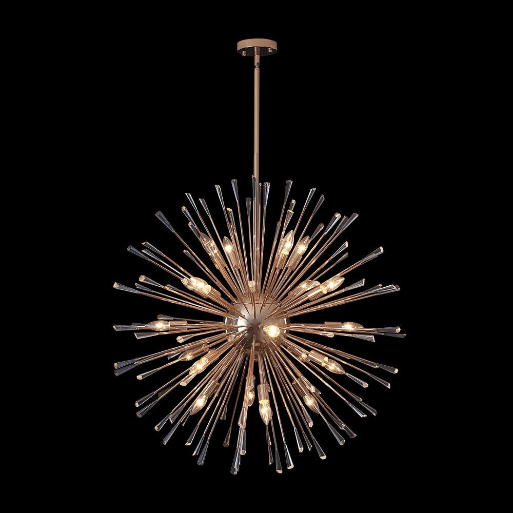 16/20-Light Firework Dandelion Crystal Chandelier