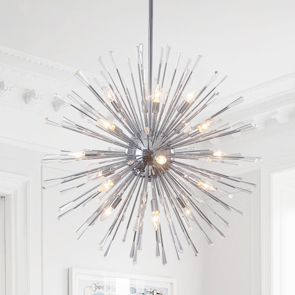 16/20-Light Firework Dandelion Crystal Chandelier