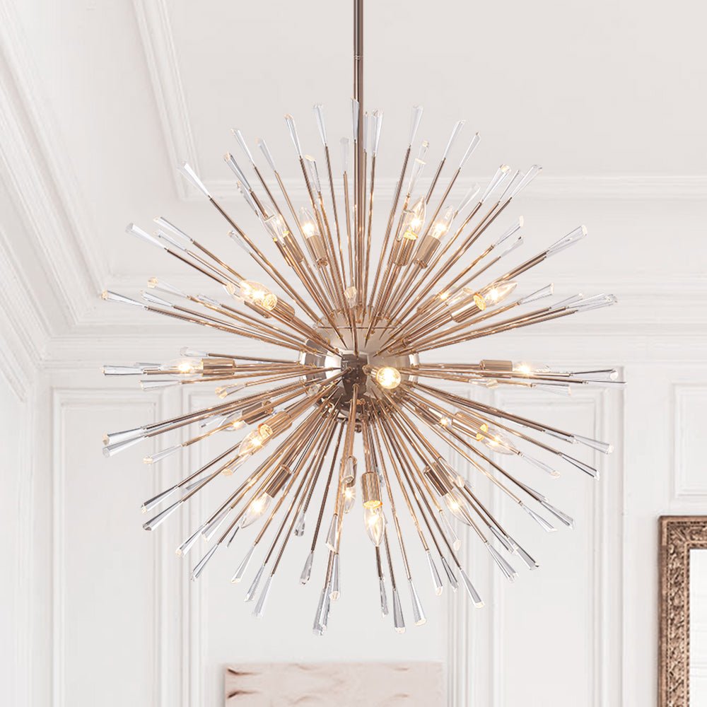 16/20-Light Firework Dandelion Crystal Chandelier
