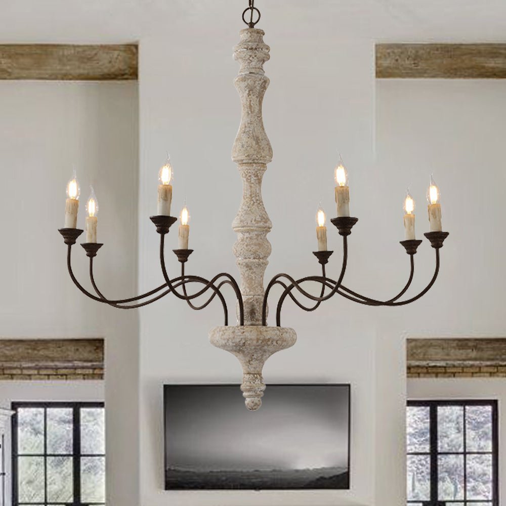Farmhouse Candle Chandelier | 2 Colours