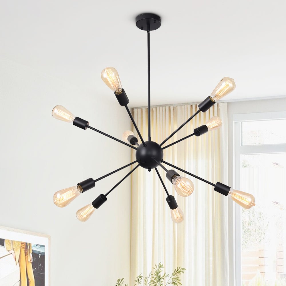 10-Light Sputnik Chandelier | 2 Colours