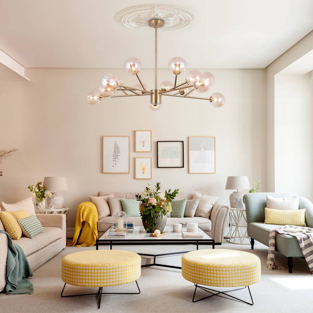 15-Light Branching Bubble Chandelier | 2 Colours