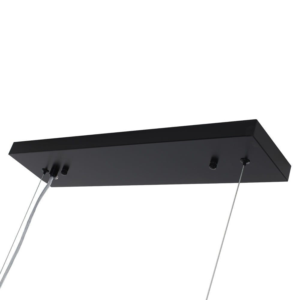 8-Light Linear Glass Globe Chandelier | 2 Colours
