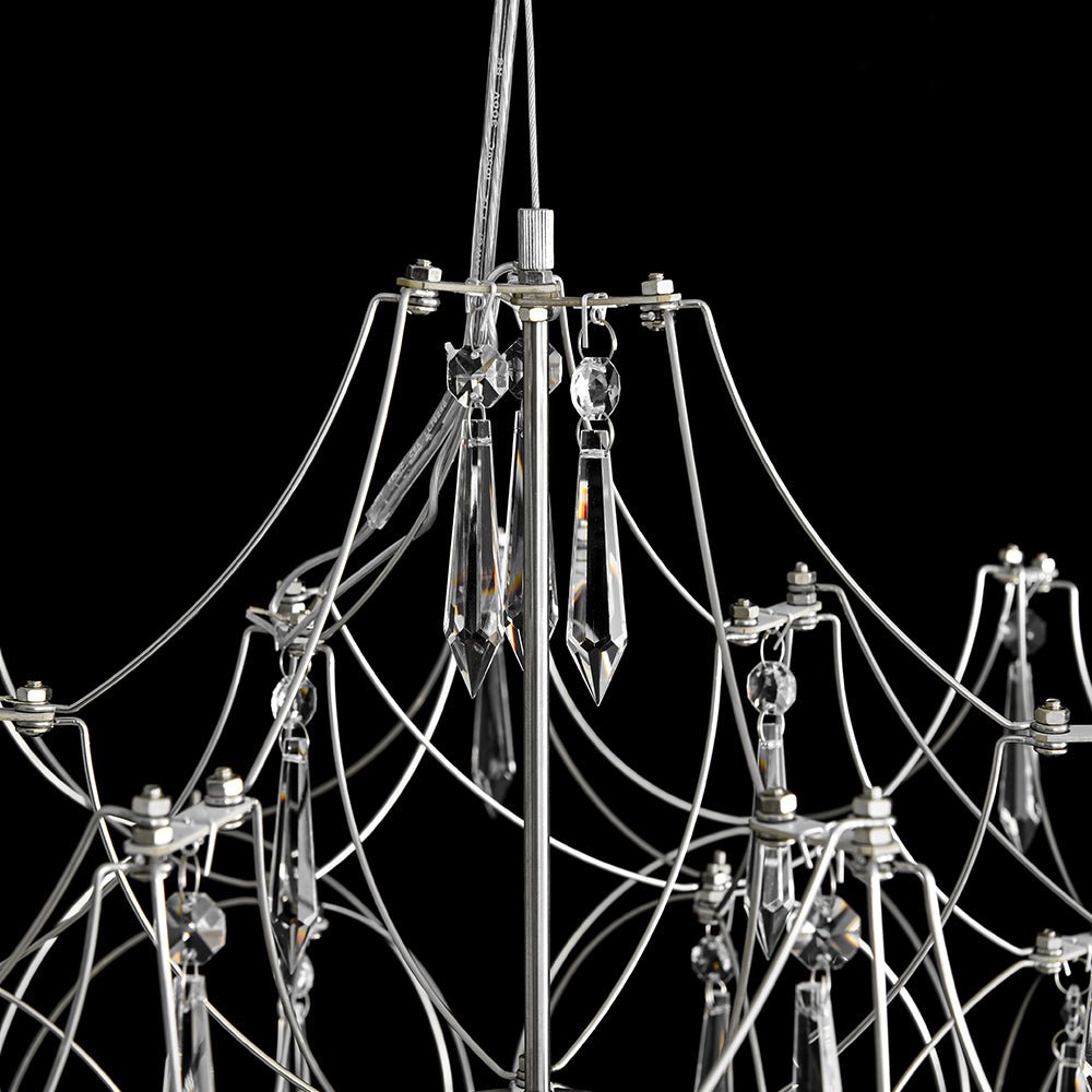 LED Crystal Firefly Starry Luster Chandelier