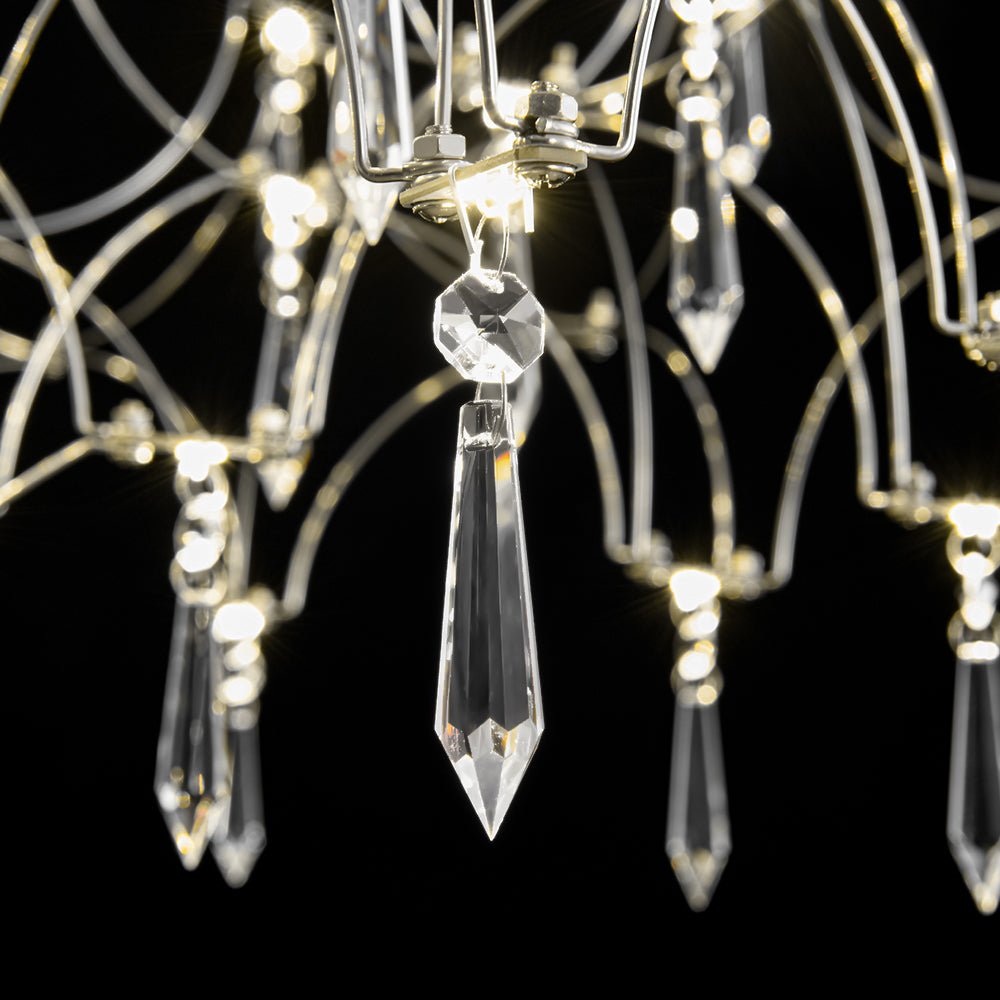 LED Crystal Firefly Starry Luster Chandelier