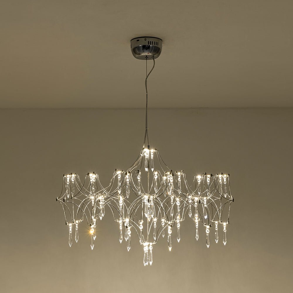LED Crystal Firefly Starry Luster Chandelier