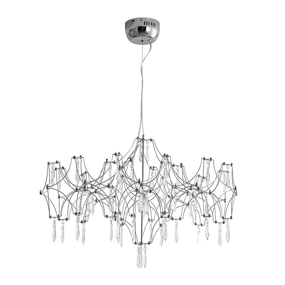 LED Crystal Firefly Starry Luster Chandelier