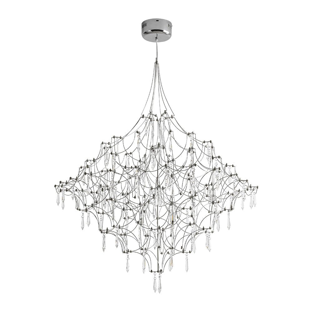 LED Crystal Firefly Branch Star Chandelier