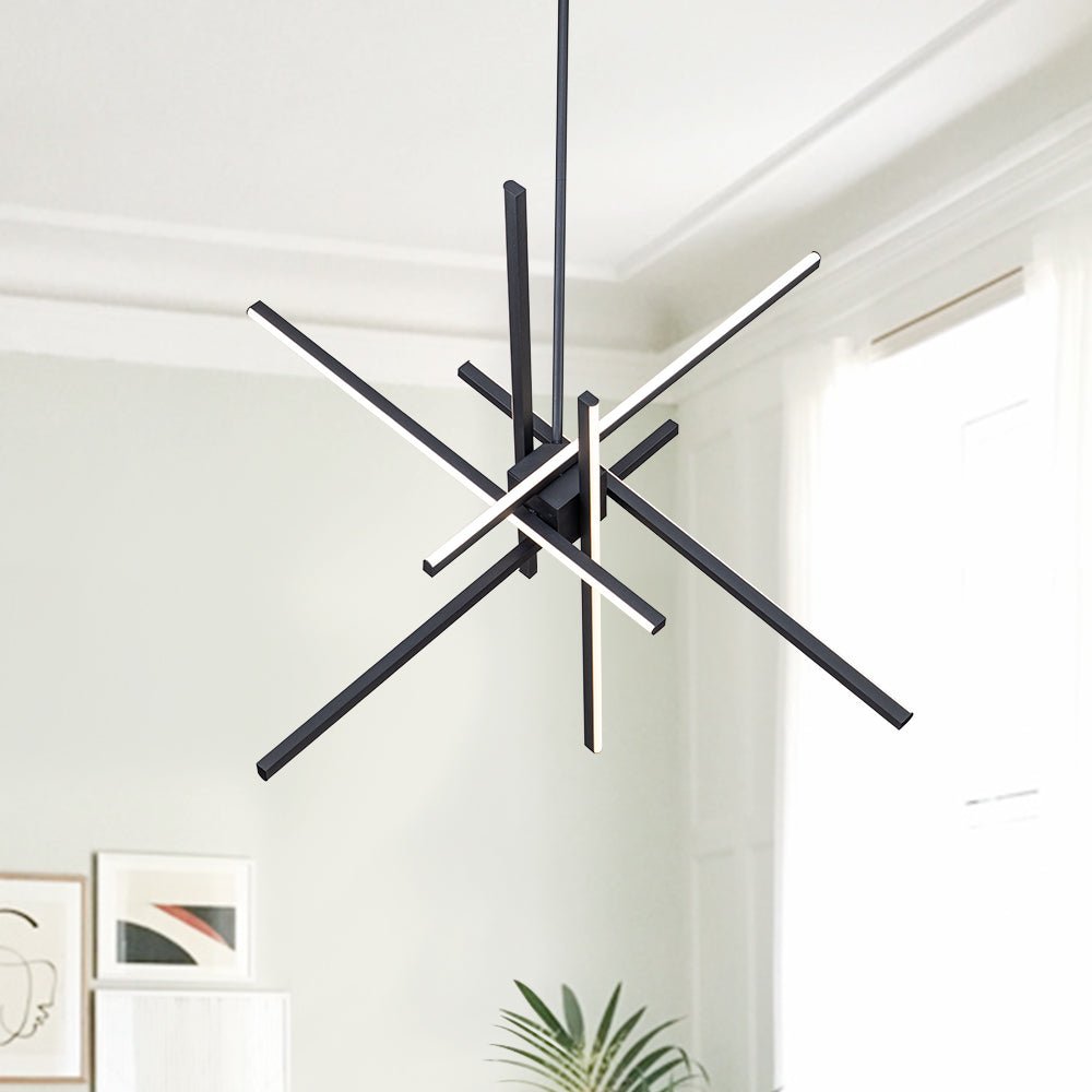6-Light LED Sputnik Chandelier | 2 Colours