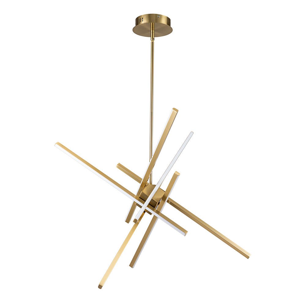 6-Light LED Sputnik Chandelier | 2 Colours