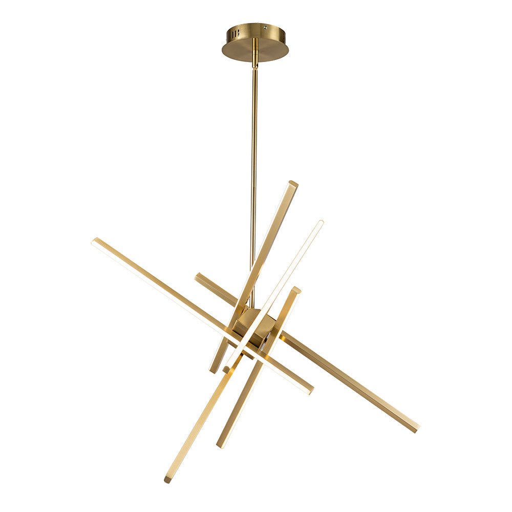 6-Light LED Sputnik Chandelier | 2 Colours