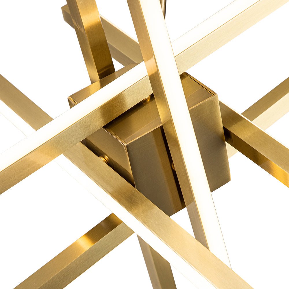 6-Light LED Sputnik Chandelier | 2 Colours