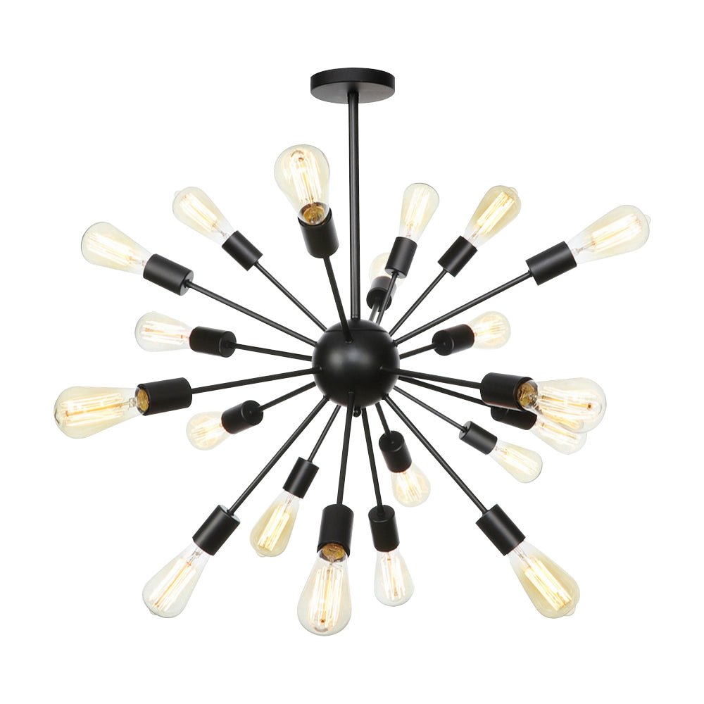 Black Sputnik Chandelier | 12 or 20 Lights