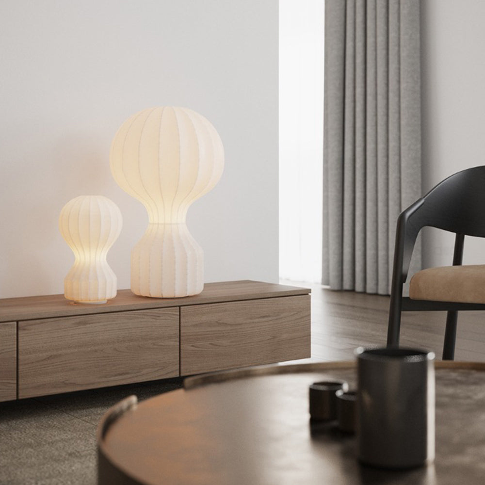 Renee silk table lamp detail