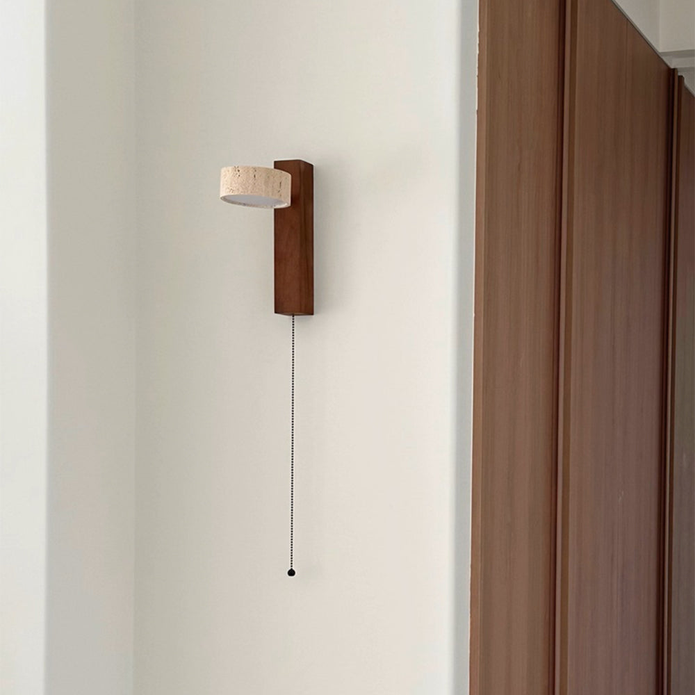 Ritta Wall Light - Wood With Switch