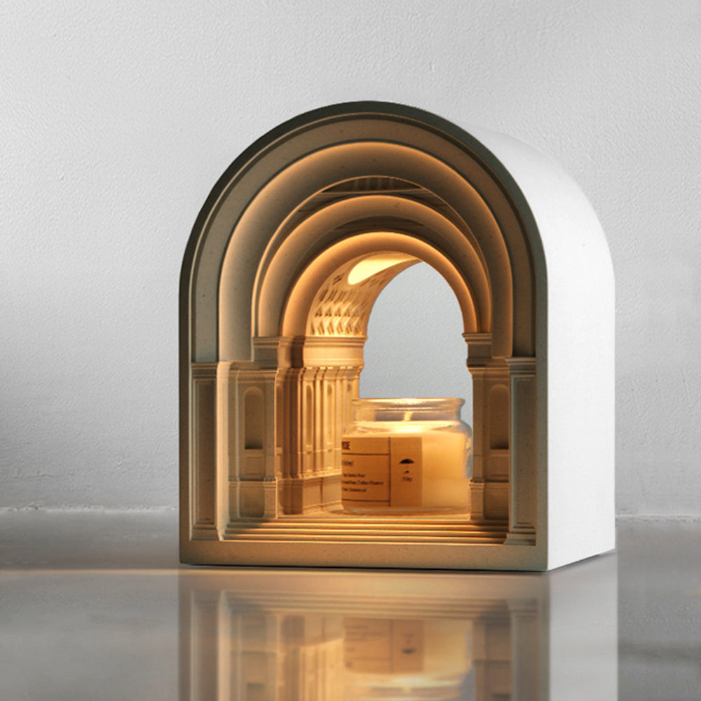 Felicie Art Deco Dome Candle Table Lamp