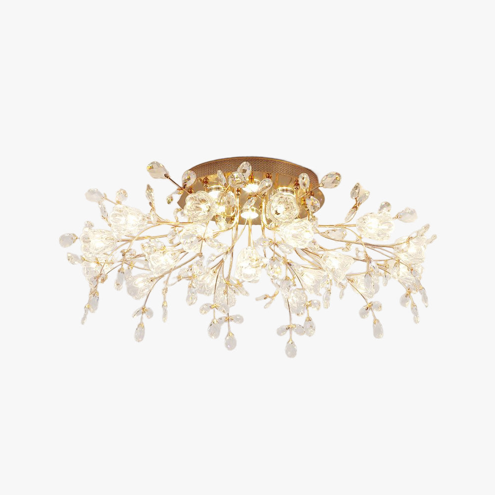 Arisha Art Deco Flower Ceiling Light