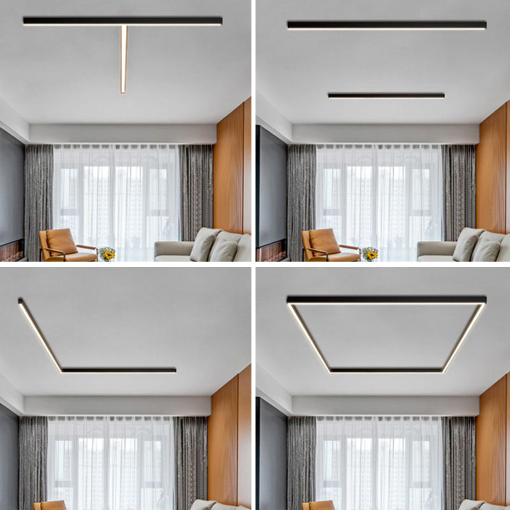 Edge Linear Flush Mount Ceiling Light