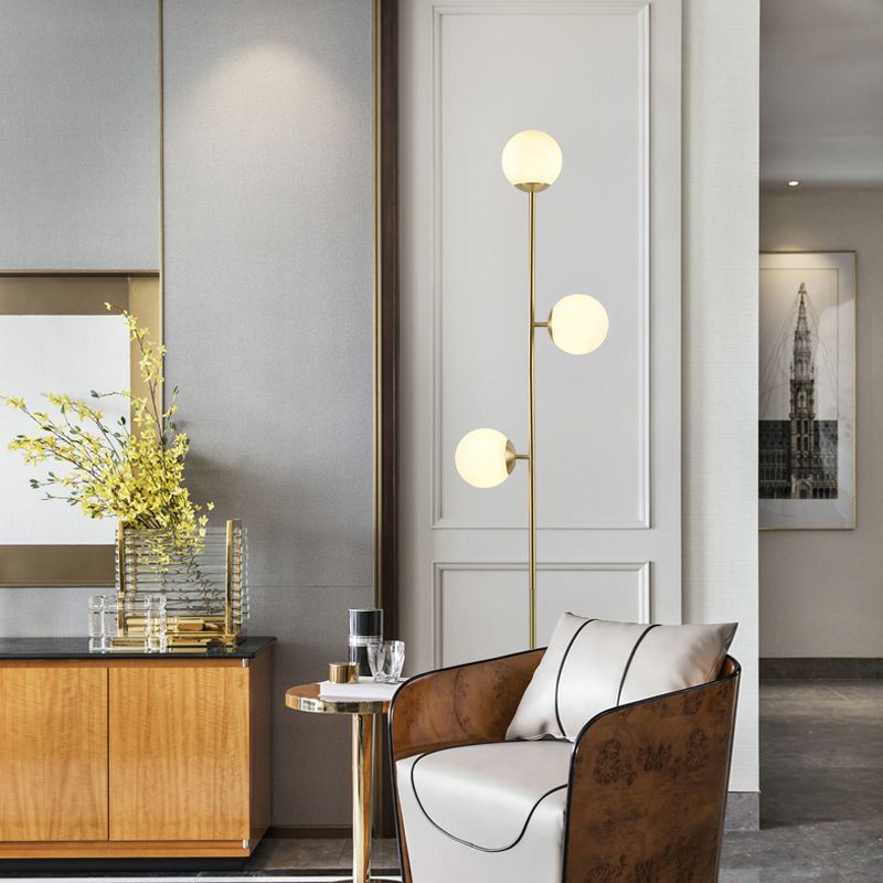 Valentina 3 heads floor lamp detail