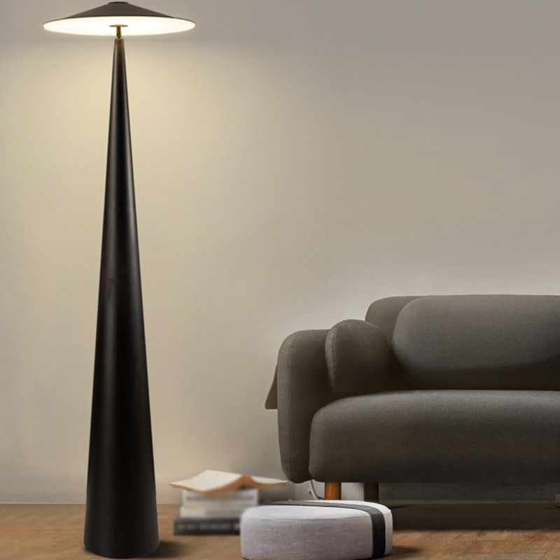 Salgado Black Saucer Floor Lamp