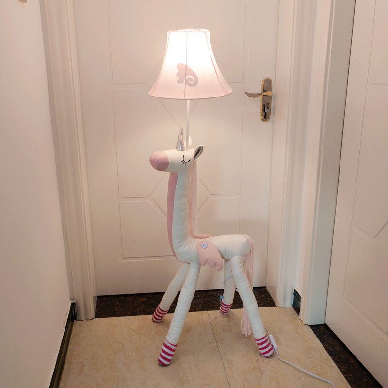 Minori unicorn floor lamp detail