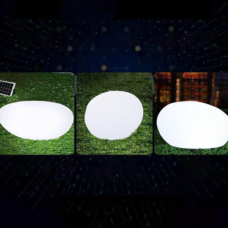 Pena White Stone Shaped Outdoor Light