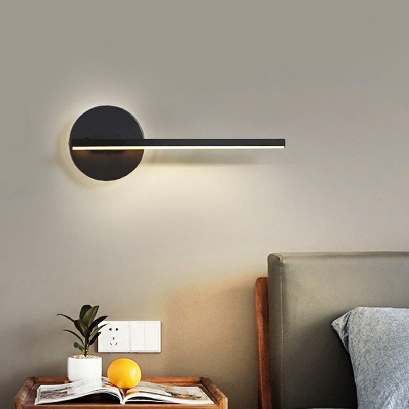 Edge Minimalist Wall Lamp black