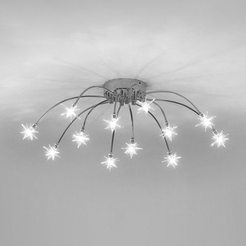 Arisha Starry Ceiling Light - 12-Light Black