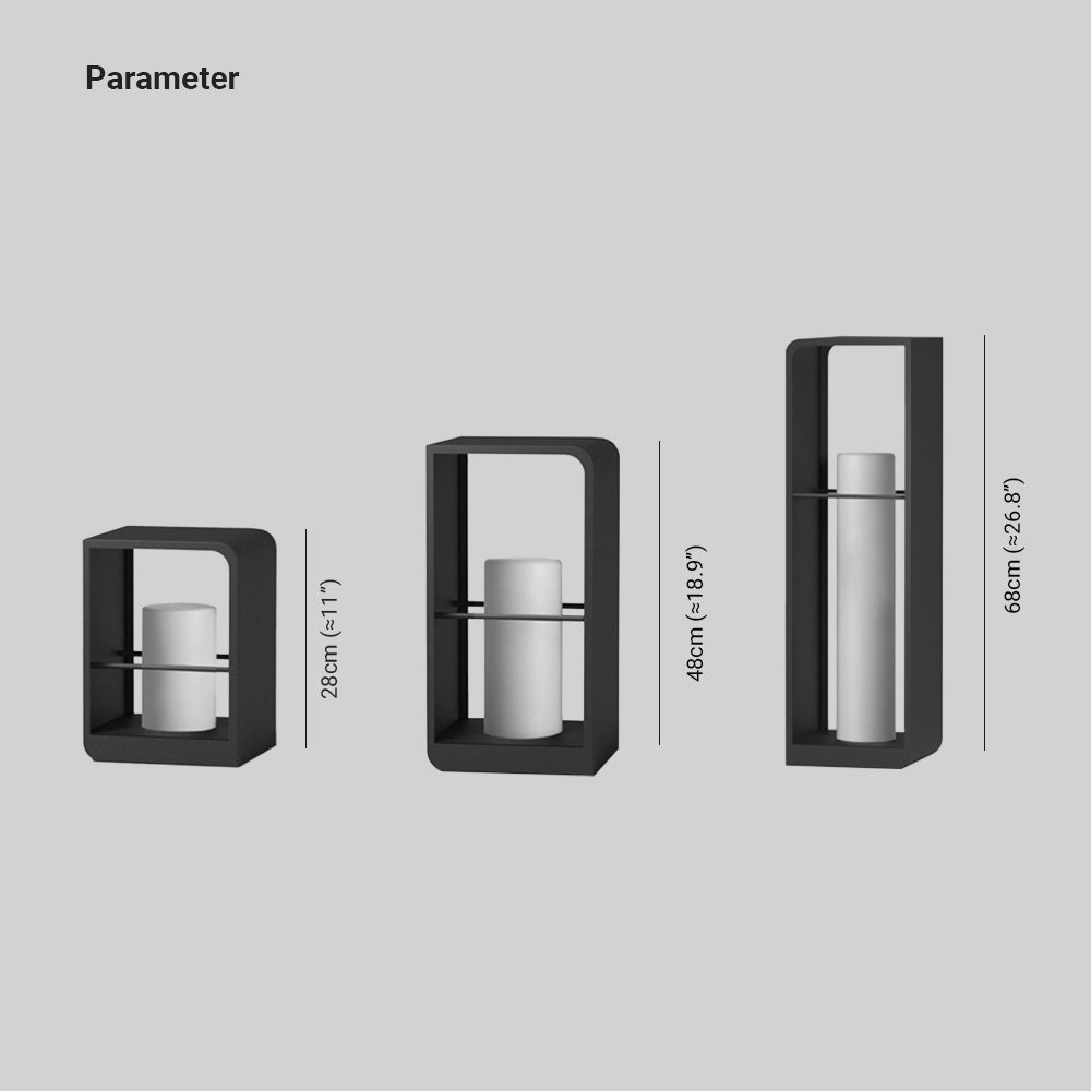 Pena Rectangular Solar Power Path Lighting