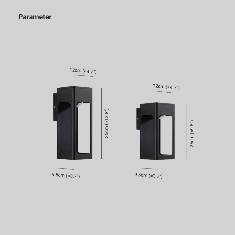 Orr Waterproof Geometric Outdoor Wall Light