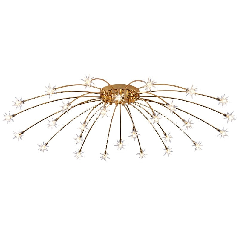 Arisha Starry Ceiling Light - 28-Light Gold