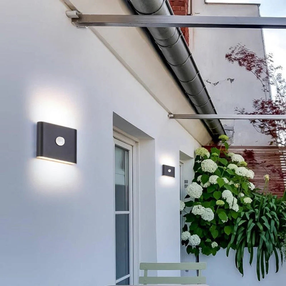 Orr Rectangular Outdoor Wall Lamp mounted outdoor