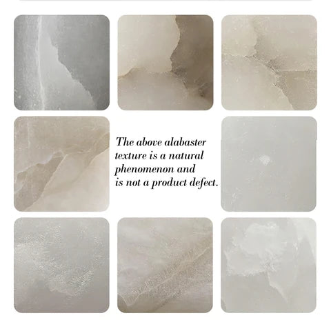 Jade Alabaster Table Lamp Scene detail