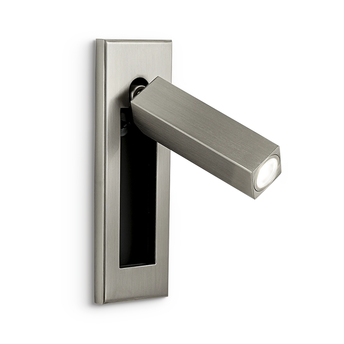 Arisha Modern Rotatable Embedded Bedside Sconce, Cylindrical/Square