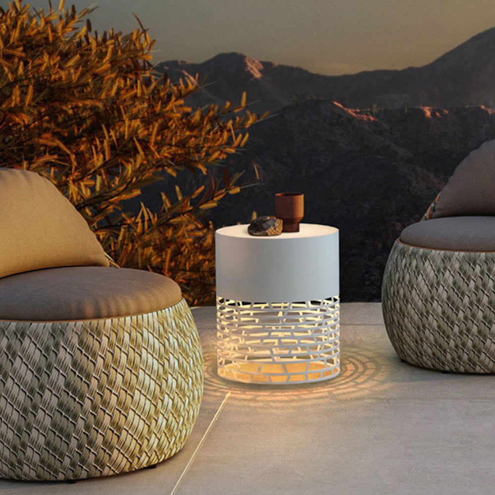 Pena Cylindrical Hollow Path Light White