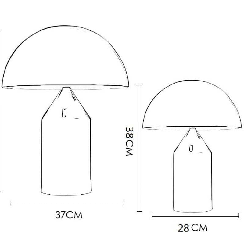 Salgado Table Lamp Mushroom Modern