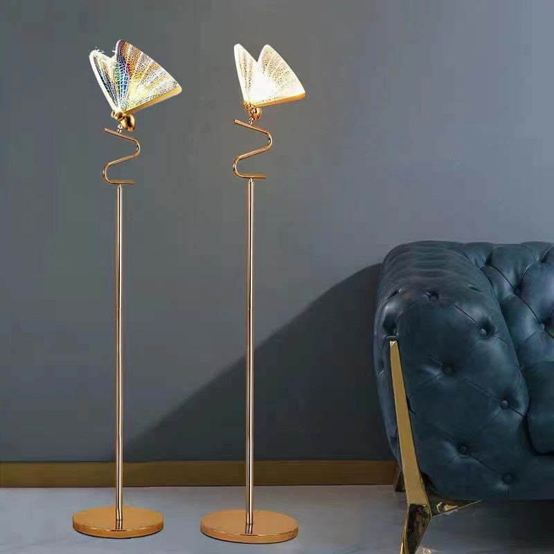 Kady Butterfly Floor Table Lamp