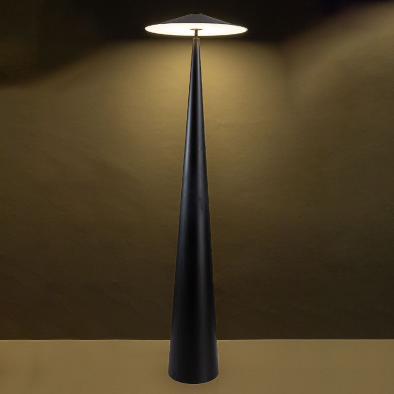 Salgado Black Saucer Floor Lamp